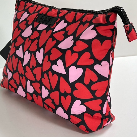 Rachel Roy Heart Nylon Large Pouch Bag NWT - Picture 11 of 15